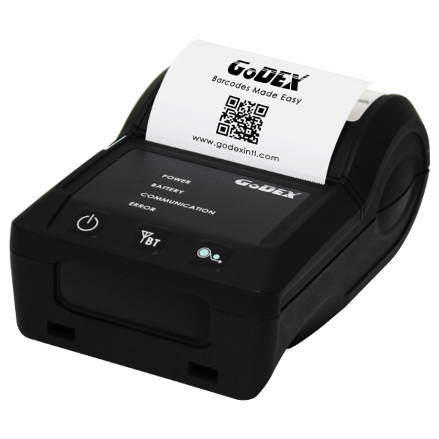 Godex MX30i 3" Direct Thermal Barcode Mobile Printer